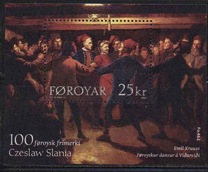 Faroer Mi.0470 BLOK 15 czysty** Czesław Słania