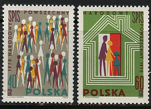 znaczki pocztowe 1880-1881 czysty** Narodowy spis powszechny