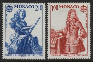 Monaco Mi.1681-1682 Czesław Słania czyste** Europa Cept
