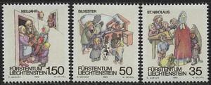 Liechtenstein 1008-1010 czyste**
