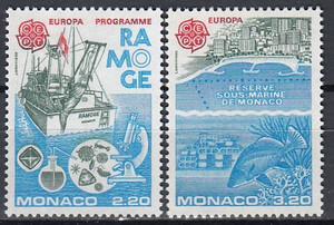 Monaco Mi.1746-1747 czyste** Europa Cept