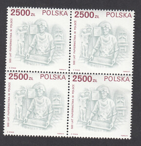 3189 w czwórce czyste** 500 lat papiernictwa w Polsce