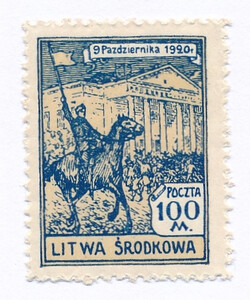Litwa Środkowa 42 B ax ciemnoniebieski czysty*