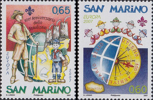 San Marino Mi.2299-2300 czyste** Europa Cept