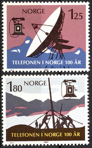 Norwegia Mi.0815-816 czyste** znaczki pocztowe