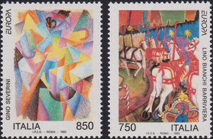 Włochy Mi.2279-2280 czyste** Europa Cept