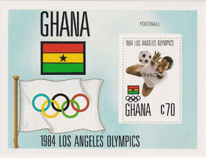 Ghana Mi.1084 Blok 115 nadruk FRANCE czysty**