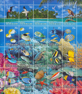 Cocos-Island Mi.0424-443 Arkusik czysty**