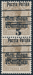0006 I b + 9 Ib parka pionowa niewydana czyste** Wydanie przedrukowe 669/25