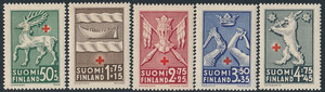 Finlandia Mi.0254-258 czyste**