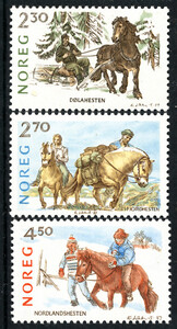 Norwegia Mi.0981-983 czyste** znaczki