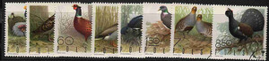 znaczki pocztowe 1841-1848 kasowane Ptaki łowne