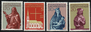 Liechtenstein 0470-473 czyste**