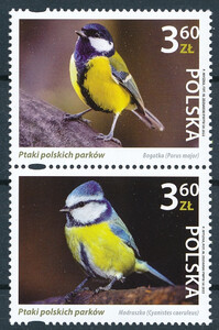 5215-5217 parka pionowa czyste** Ptaki polskich parków