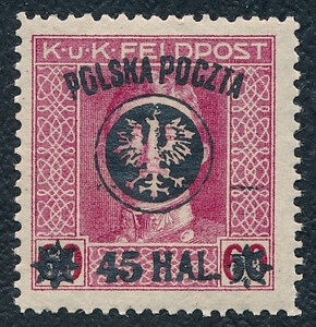 0024 B15 uszkodzone PO w Polska czysty** II wydanie lubelskie 616/25