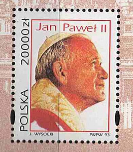 3323 czysty** 15 rocznica pontyfikatu papieża Jana Pawła