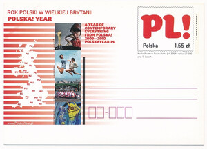 Cp 1501 czysta Rok Polski w Wielkiej Brytanii