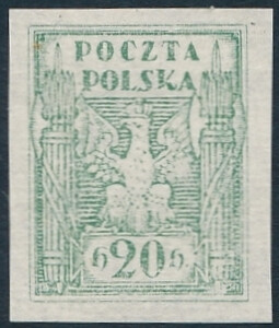 0077 Próba jasnozielona B1 brak kropki po h czysty 734/25
