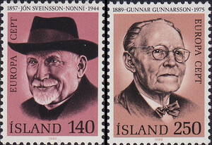Islandia Mi.0552-553 czyste** Europa Cept