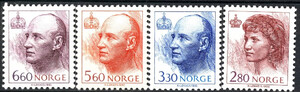 Norwegia Mi.1084-1087 czyste** znaczki