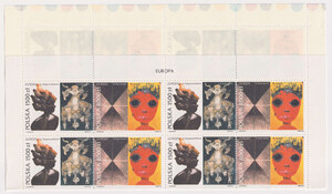 3297-3298 Arkusz usterka kreska na O czysty** Europa CEPT
