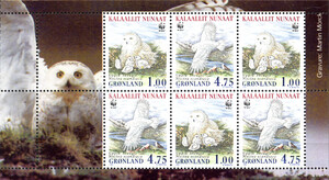 Gronland Mi.0331-332 +333-334 H-Blatt 17,18 czysty**