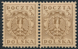 0085 B kropka wewnątrz prawej cyfry 3 parka czyste** Wydanie w walucie markowej 442/25