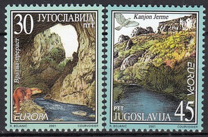 Jugosławia Mi.3031-3032 czyste** Europa Cept