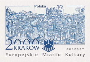 3679 Blok 170 A czysty** Kraków- Europejskie Miasto Kultury, Słania