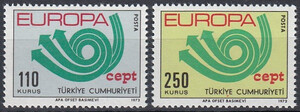 Turcja Mi.2280-2281 czyste** Europa Cept