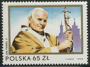 Znaczek Pocztowy. 2721 A czysty**  II wizyta papieża Jana Pawła II w Polsce 