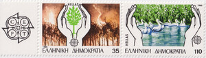 Grecja Mi.1630-1631 A margines I parka czyste** Europa Cept