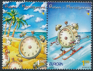 Jugosławia Mi.3076-3077 czyste** Europa Cept