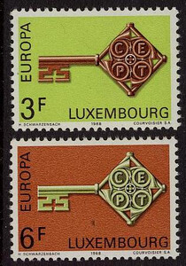 Luksemburg Mi.0771-772 czysty** Europa Cept