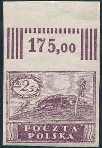 0083 A ax brązowofioletowy czysty** Wydanie w walucie koronowej 392/25