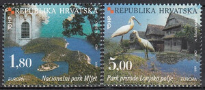 Chorwacja Mi.0498-499 czyste** Europa Cept