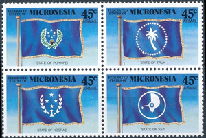 Micronesia Mi.0119-122 czwórka czyste**