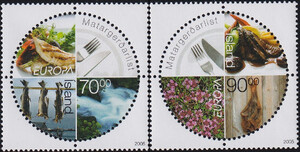 Islandia Mi.1102-1103 czysty** Europa Cept