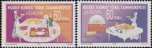 Turcja Cypryjska Mi.0618-619 czysta** Europa Cept