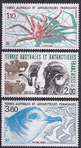 French Antarctic Territory Mi.0247-249 czyste**