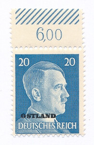 Okupacja Niemiecka Ostland OkN 12 górny margines czyste**