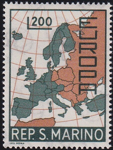 San Marino Mi.0890 czyste** Europa Cept