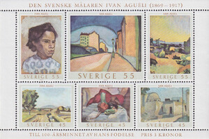 Szwecja Mi.0638-643 blok 1 czyste**