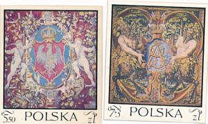  znaczki pocztowe 1901-1902 czyste** Arrasy wawelskie