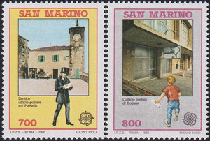 San Marino Mi.1432-1433 czyste** Europa Cept