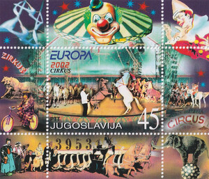Jugosławia Mi.3078 blok 53 czyste** Europa Cept