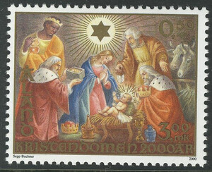 Aland Mi.0181 czyste** Boże Narodzenie znaczki