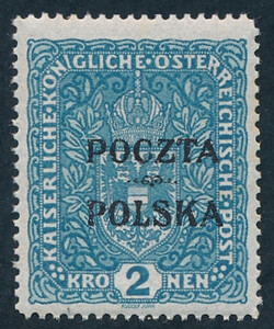 0046 bc szaroniebieski atest 369/25 czysty** Wydanie krakowskie