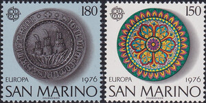 San Marino Mi.1119-1120 czyste** Europa Cept