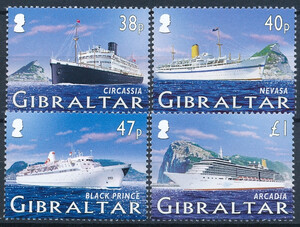 Gibraltar 1133-1136 czyste**